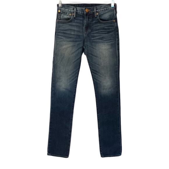 True Religion Rocco Jeans Boys Size 14 Blue Straight Leg Pockets Logo Unisex - Picture 1 of 11